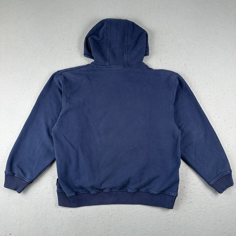 Vtg‎ Nike Michigan University Hoodie Men's Large Navy Blue Center Check Pullover